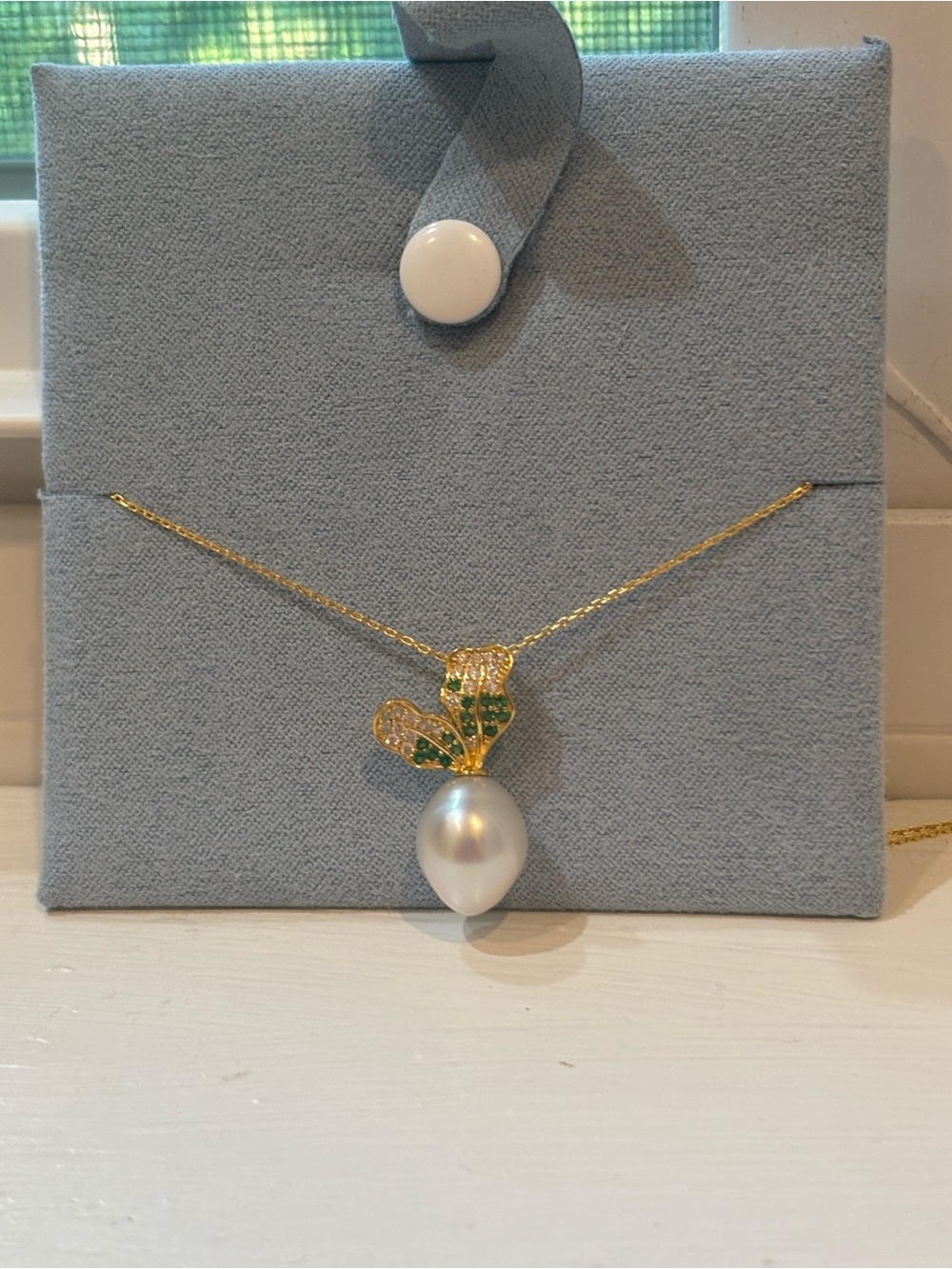Australian white saltwater pearl necklace